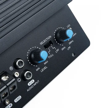 

Audio Amplifier Board High Power Powerful Bass Subwoofer 28-160KHz 17*14.6cm Black Replacement 1000W
