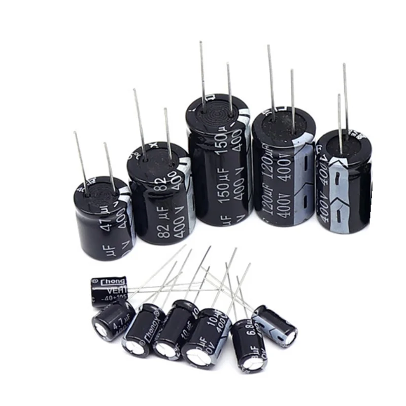 Aluminum Capacitor 1uF-220uf 10V-450V 20pcs