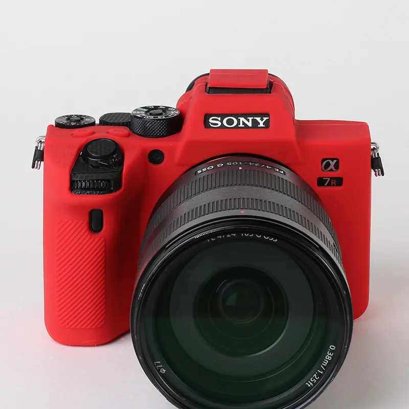 Силиконовая кожа брони чехол корпус протектор для sony A6300/A6400 A7R III/A7M3 A7RM3/A9 ILCE-9/A7R IV A7RM4/A7 II A7M2