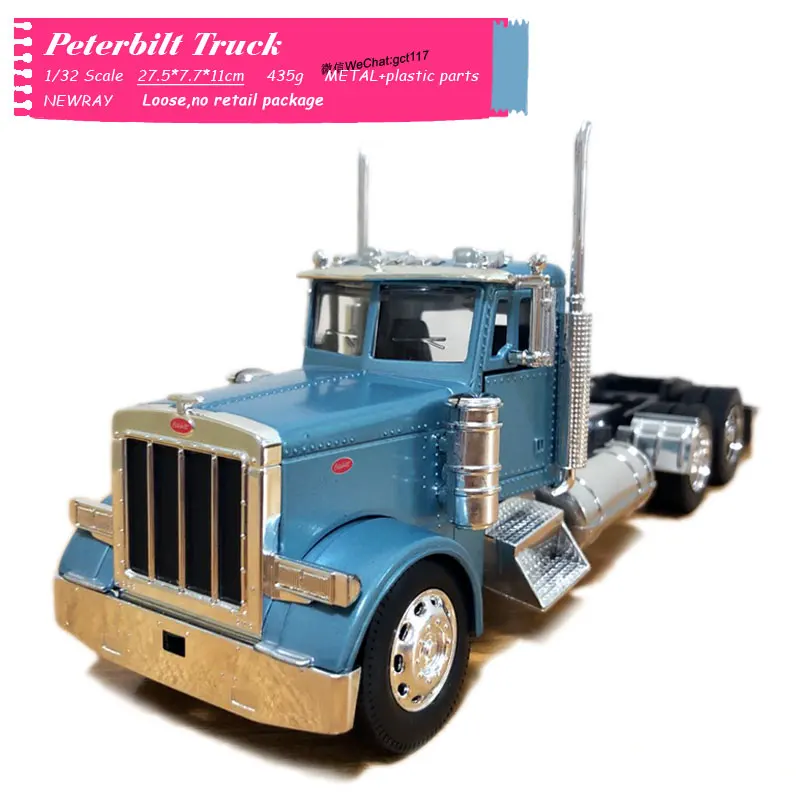 1:32 Scale Peterbilt 389/Kenworth W900 Semi Truck Die Cast Toy 