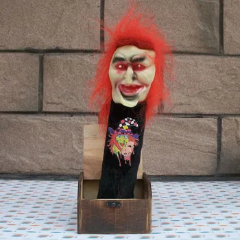 

Spoof Decoration Halloween Wooden Surprise Joke Prank Scare Box Tricky Horror Toy Funny Children Scary Kids April Fools Day