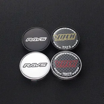 

4PCS 54MM RAYS Wheel Center Caps Fit 49MM Inner VOLK Racing Logo Emblem Sticker Hubcaps Rim Covers Cap Car Universal