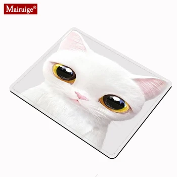 

Mousepad 20x18cm Cat Animal Cartoon Pet Cute Mouse Pad Smal Dark Cloth Gamer Speed Gaming Desk Mat Custom for Laptop Table Pads