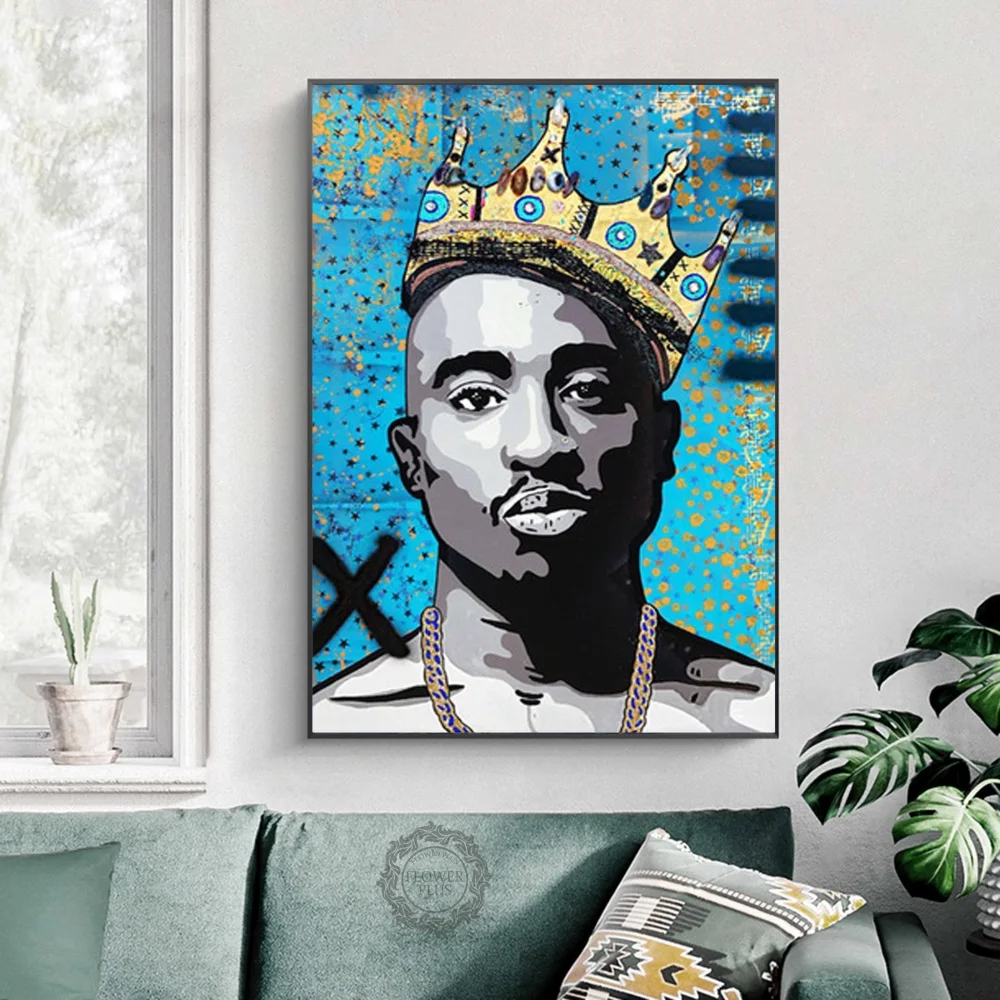 Постеры и принты Tupac Shakur известный B.I.G. Biggie 2pac плакат Холст Картина настенное