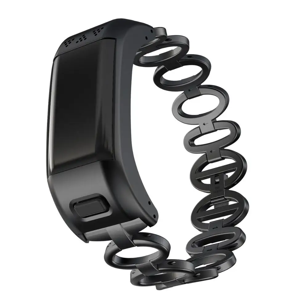 Ремешок из нержавеющей стали для Garmin Vivosmart HR полосы эллиптический стиль металлический браслет Repalcement для Vivosmart HR SmartWatch