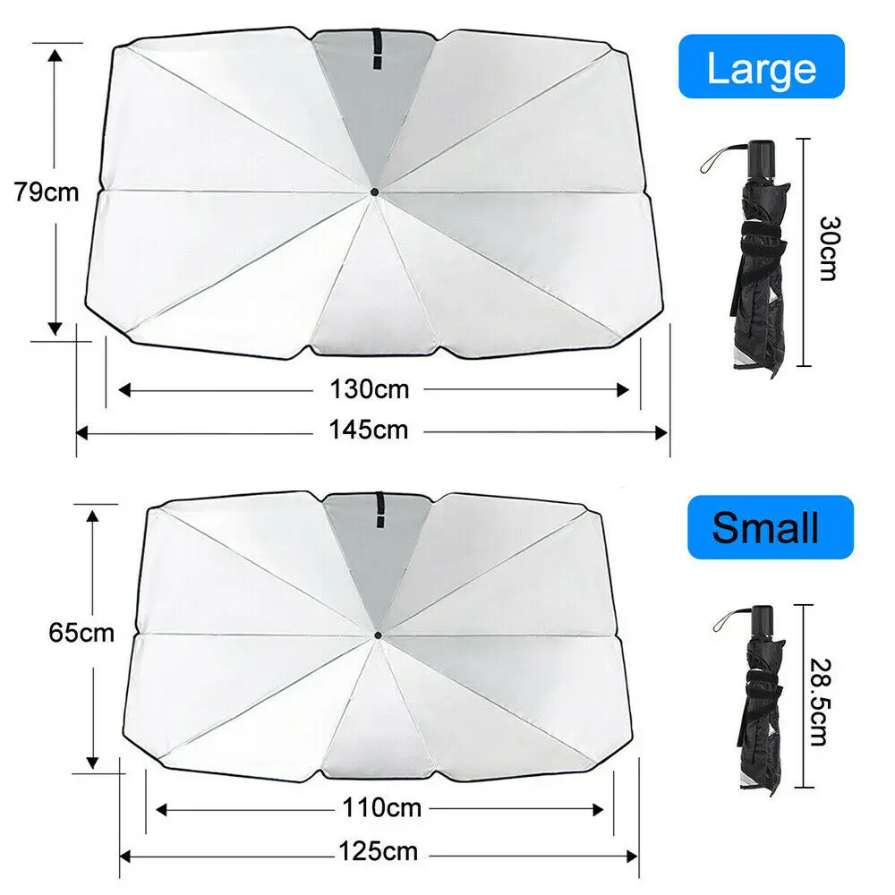 Car Sunshade Car Sun Shade Protector Parasol Auto Front Window Sunshade Covers Interior Windshield Protection