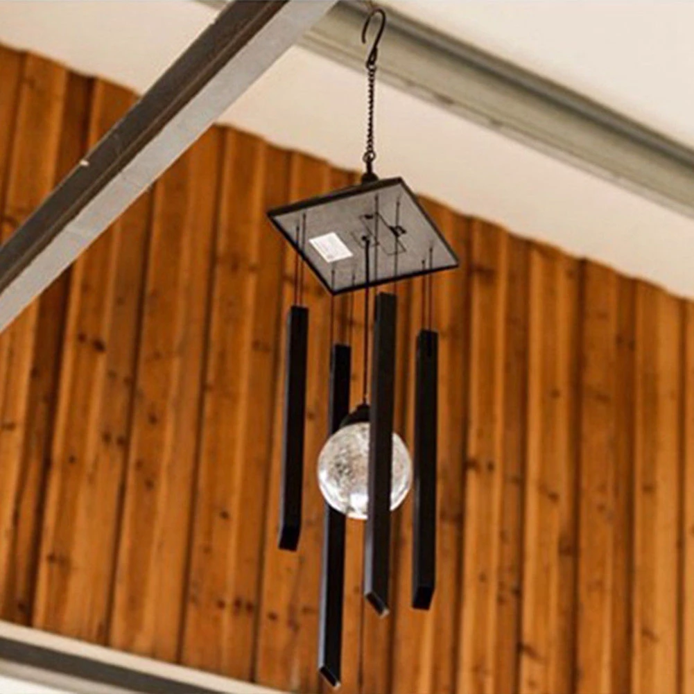 

Decoration Outdoor Wind Chimes Garden Light Park Led Yard Chandelier Color Changing Solar Powered