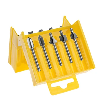 

10Pcs 1/8" 3mm HSS Router Bits Wood Cutter Milling Fits Rotary Tool Set