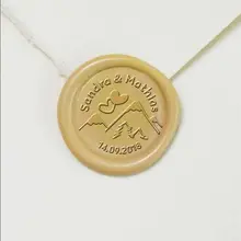 Названия с печатью горного воска/наши Приключения печатью воска/специальная печать штамп/печать приглашения