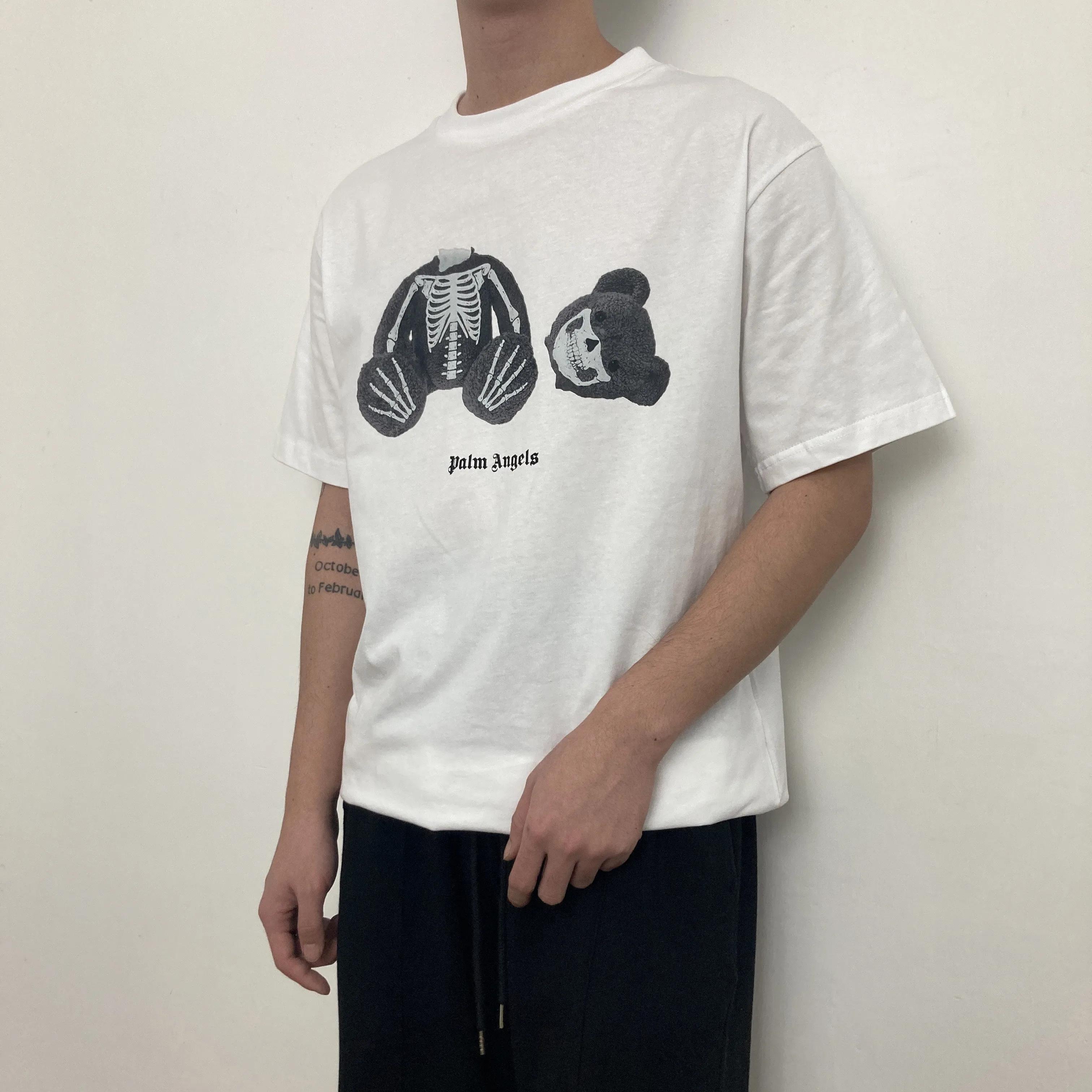 bear skeleton bear short-sleeved 