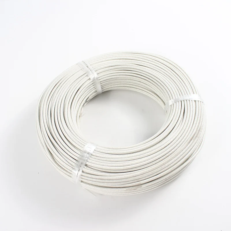 18AWG 0 75 мм квадратная слюда проволока из стекловолокна оплетка лента обертка