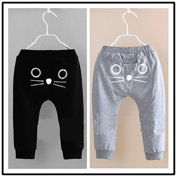 

Cat Print Pants Baby Boys Girls Kids Clothes Hot Sale Trousers Children Clothing For Boy Girl Cute Spring Trousers Newborn Pants