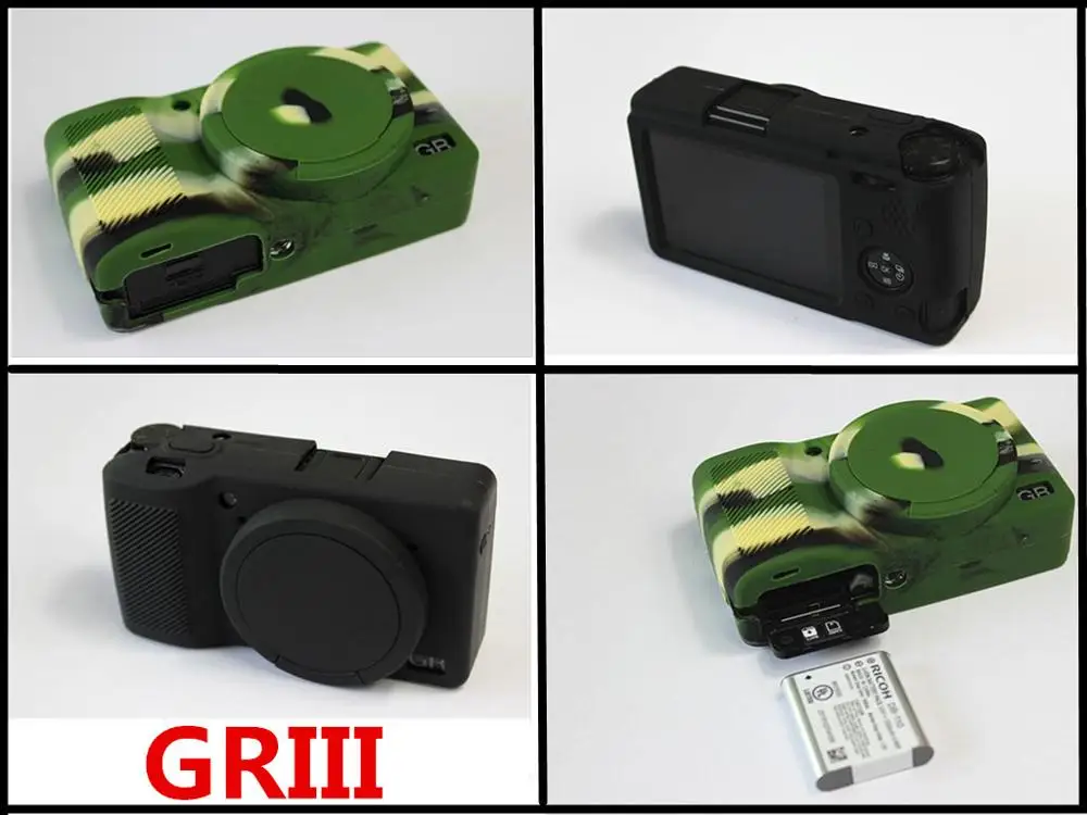 

Armor Skin Case Body Cover Protector for Ricoh GR3 GRIII Digital Camera Rubber Cover Battery Openning Protective Body Bag