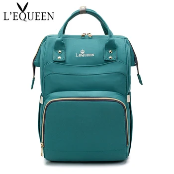 

Lequeen Nappy Bag Fashion Mummy Maternity Diaper Bags Large Capacity Baby Bag Stroller Travel Backpack Nursing Bag for Baby Care