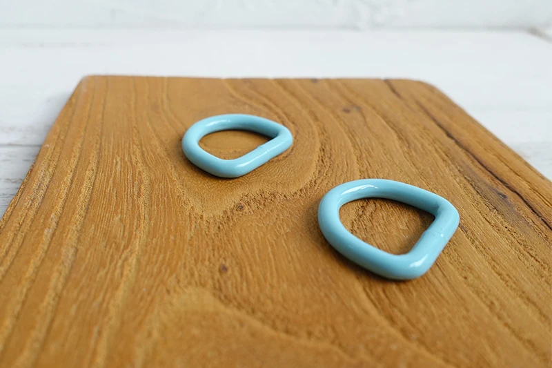 100 шт./лот DIY собачий ошейник D кольца 20 мм тесьма для шитья из цинкового сплава металлические изделия d-образные кольца Лаковая металлическая пряжка CDK-20B