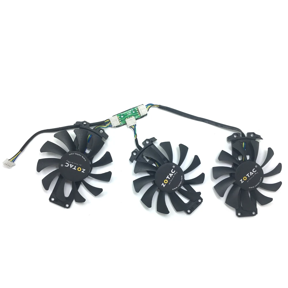 Вентилятор для охлаждения ПК GA81S2U 75 мм замена ZOTAC Geforce GTX980 GTX 970 AMP 980 4GD5 GTX960 HA Edition 4G