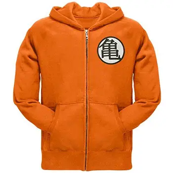 

Toy Zany Dragon Ball z Kame Symbol Zip-up Sweat-Shirt à Capuche pour Homme