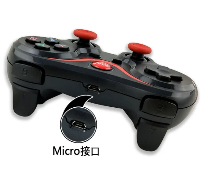 T3 беспроводной геймпад, Bluetooth, игровой джойстик, игровой коврик для iOS ПК, Android телефонов, ТВ-бокс Raspberry PI