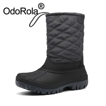 

Winter Boots Snow Boots for Women Ligthweight Hunting Boots Warm Fur Mid-calf Platform Flat Boots Waterproof Winter Shoes