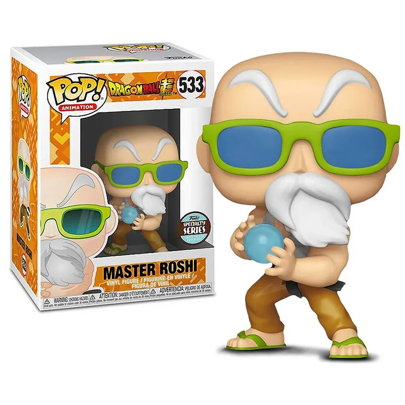 Funko Pop Dragon Balls SUPER MASTER ROSHIs #533 Виниловая фигурка куклы игрушки|Игровые фигурки и