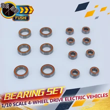 

Volcano EPX PRO Monster Truck Bearing SET ( 14 Pcs) 1/10 Scale 4 Wheel Drive Electric Vehicles 02139 02138 Color Ball Bearings