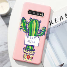 Cactus Plant Phone Case For Samsung Galaxy S10 S20 Ultra S8 S9 S10e Note 10 20 8 9 Lite J4 J6 Plus 2018 Color Back Cover Case