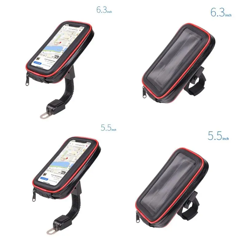 Waterproof Motorcycle Scooter Phone Holder Bag Motorbike Case for Mobile | Автомобили и мотоциклы