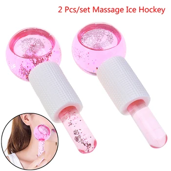 

2Pc/Set Energy Cooling Ice Globe Beauty Ball Ice Hockey Face Eye Massager Roller