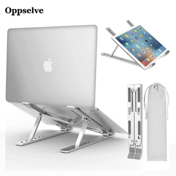 

Oppselve Portable Laptop Notebook Stand Holder For Macbook Air Pro 13 15 Non-Slip Adjustable Aluminum Alloy PC Computer Bracket