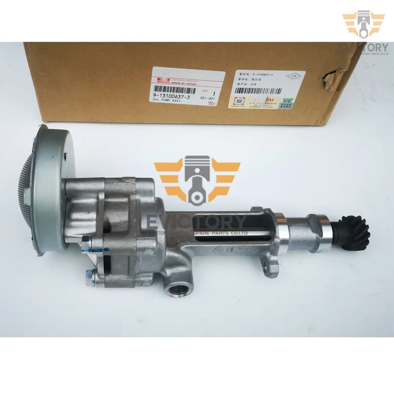 

Запчасти для двигателя Isuzu 3AB1 3AD1 масляный насос 9-13100637-3 подлинный новый
