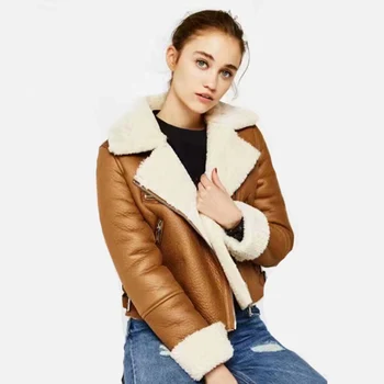 

Winter Women's Plus Cotton Jacket No Cap Zipper Short British Wind Jacket Solid Color No Pattern Warm Winter Warm Jacket