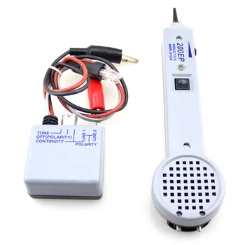 

Tone Generator High Accuracy Durable Maintenance Network Cable Tester Inductive Amplifier Plastic 200EP Built In Loudspeaker