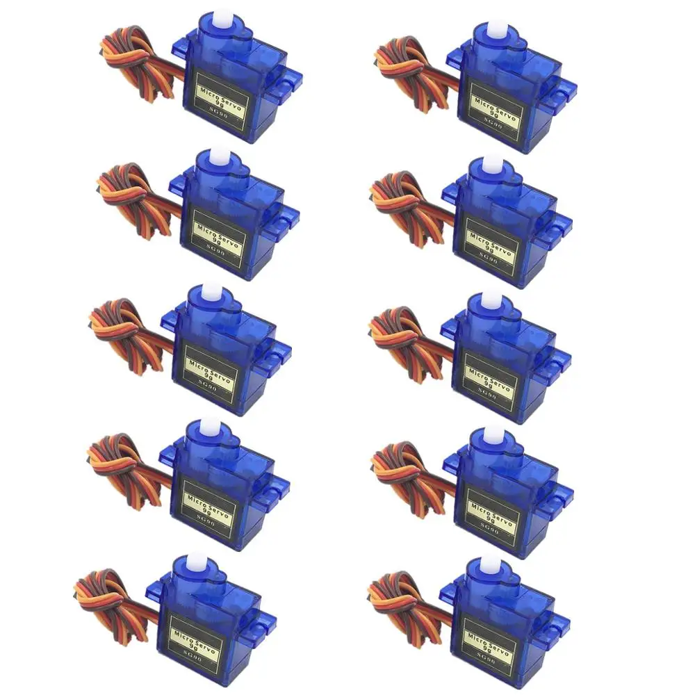 Free Shippping 5/10pcs/lot lofty ambition SG90 9g Mini Micro Servo for RC for RC 250 450 Helicopter Airplane Car Drop