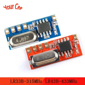 

315MHz 433MHz Superheterodyne RF Module LR43B LR33B Wireless Remote Control Receiver Module DIY LR43B-433MHZ LR33B-315MHZ ASK