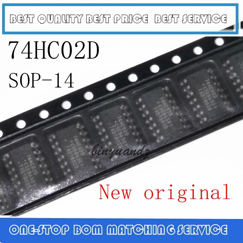 

50 шт. ~ 200 шт. 74HC02 74HC02D SOP-14