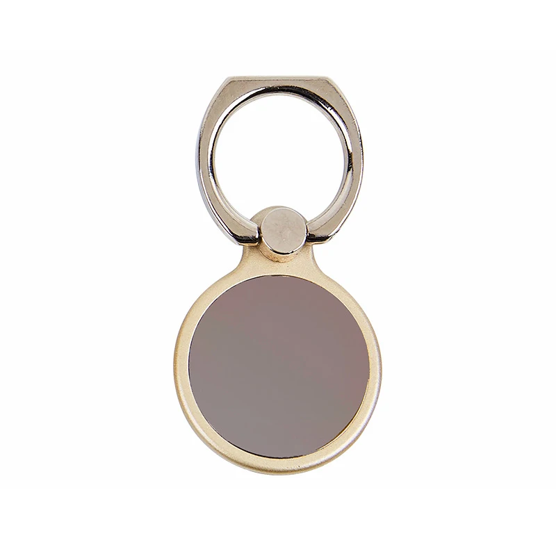 Round gold Держатель для мобильного телефона с поворотом на 360 градусов, магнитный держатель для мобильного телефона, автомобильный держатель для мобильного телефона - Цвет: Round gold