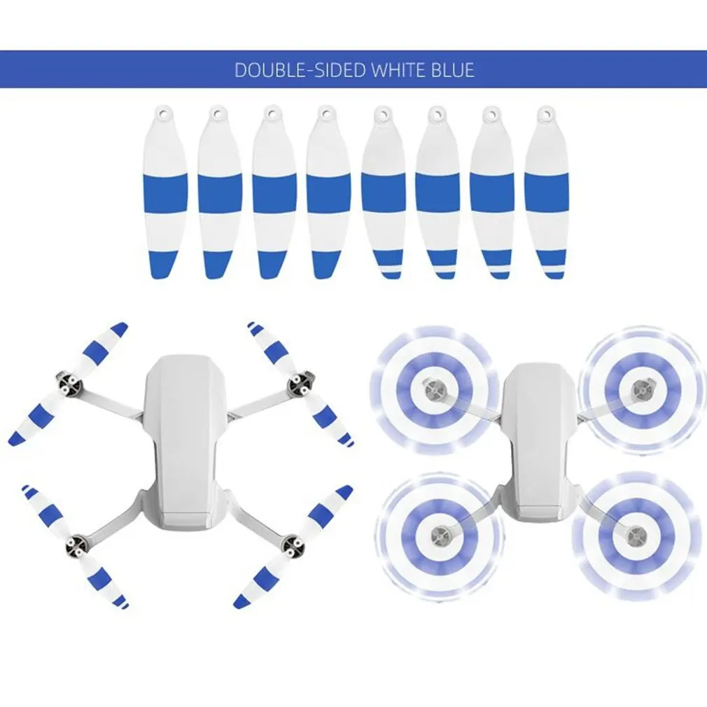 8 шт./компл. углеродного волокна складной Quick Release Propeller вращение по часовой стрелке и против реквизит для DJI MAVIC мини-Дрон Квадрокоптер с дистанционным управлением