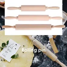 Solid Wooden Roller Baking Cookies Pastry Pizza Wide Noodle Biscuit Fondant Cake Dough Rolling Pin Kitchen Small Gadget