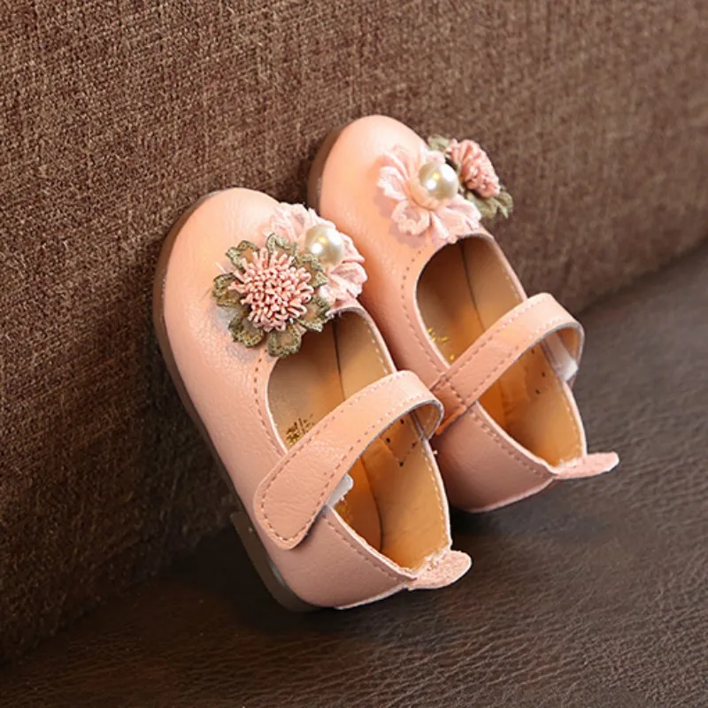 Милая детская обувь; мягкая нескользящая обувь на нескользящей подошве; обувь с цветочным принтом для маленьких девочек; обувь для первых