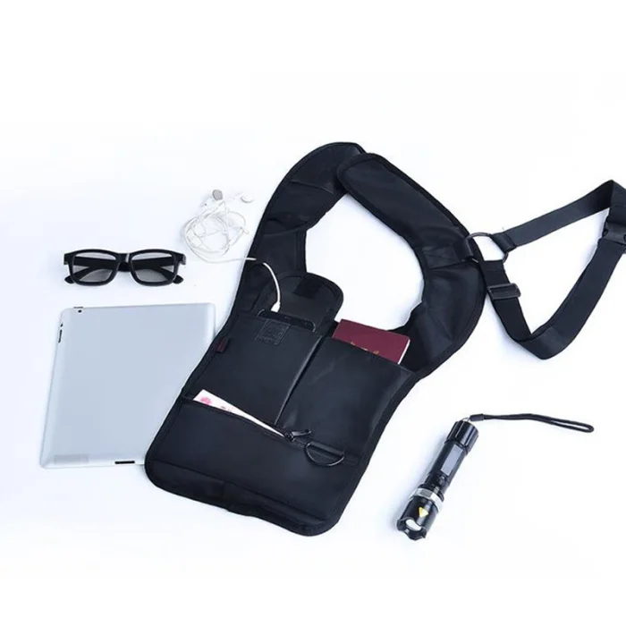 Наплечная кобура Подмышечная сумка Противоугонная безопасность скрытый пакет для мобильных телефонов планшетов MUG88