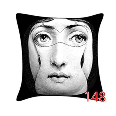 4 Ретро rosenthal Piero fornasetti в европейском стиле декоративная подушка, подушка с сердцевина из хлопчатобумажной пряжи подушка для офисного кресла Винтаж декоративная подушка для дома - Цвет: 4