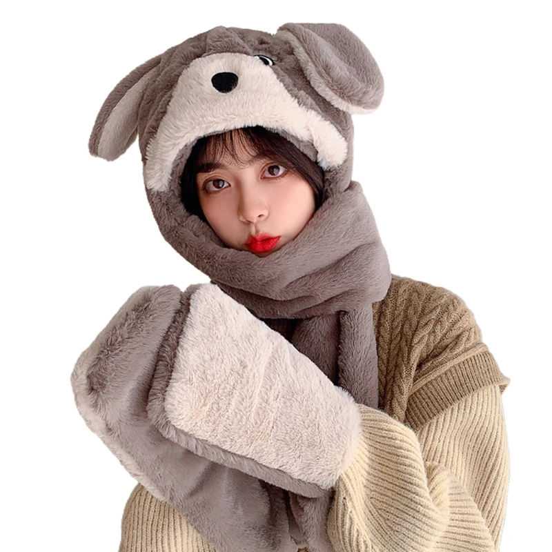 hat scarf and mittens all in one