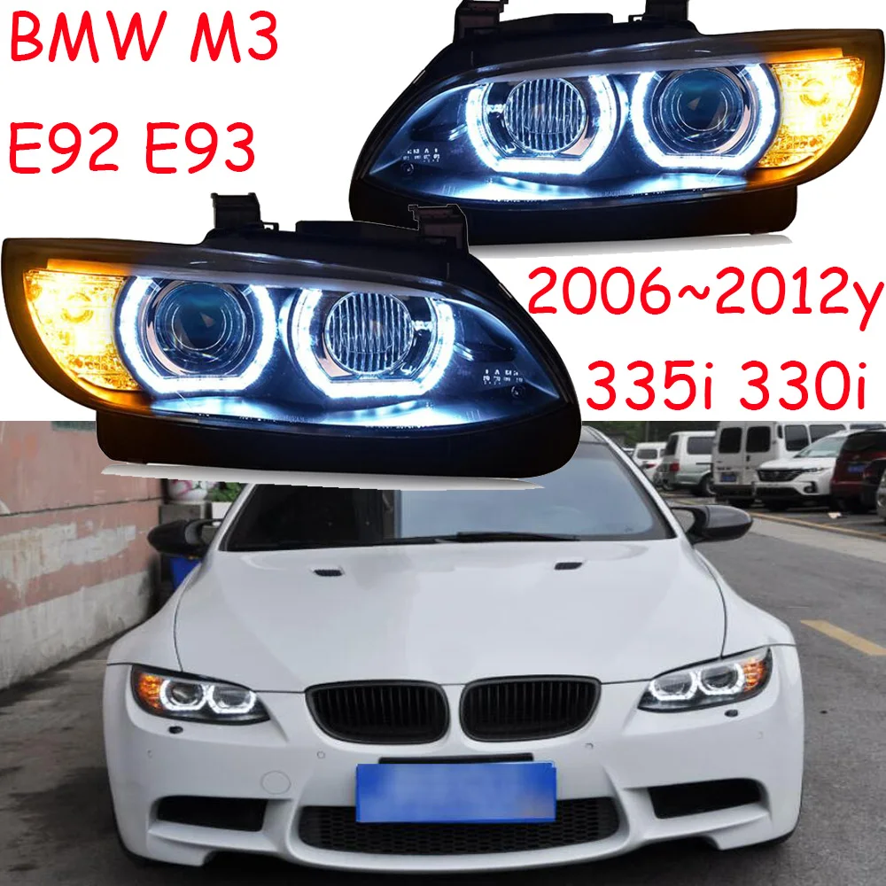 2006~ 2012y автомобильный bupmer головной светильник для BMW M3 E92 E93 головной светильник 335i 330i автомобильные аксессуары светодиодный DRL HID ксеноновые противотуманные фары для E93 фары