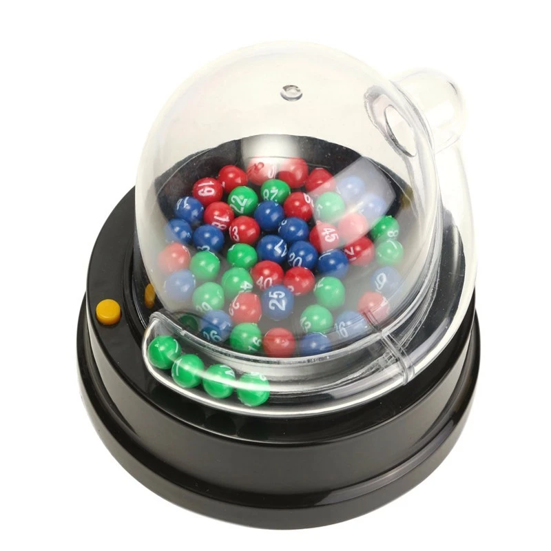 

Electric Lucky Lottery Toy Number Picking Machine Mini Lottery Bingo Games Shake Lucky Ball Entertainment Board Game Party Games