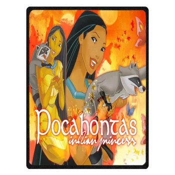 

Pocahontas Warm Fleece Throw Blanket Super Soft Flannel Manta For Sofa/Bed/Car/Plane/Travel/Baby Bedspread