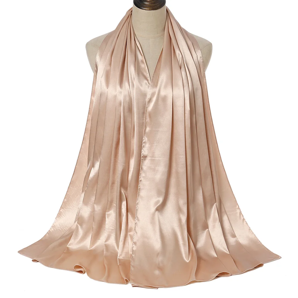 2021 Spain Fashion Gold Glitter Silk Shawl Scarf Lady High Quality Soft Thin Pashmina Stole Bufandas Muslim Hijab Sjaal 180*70Cm