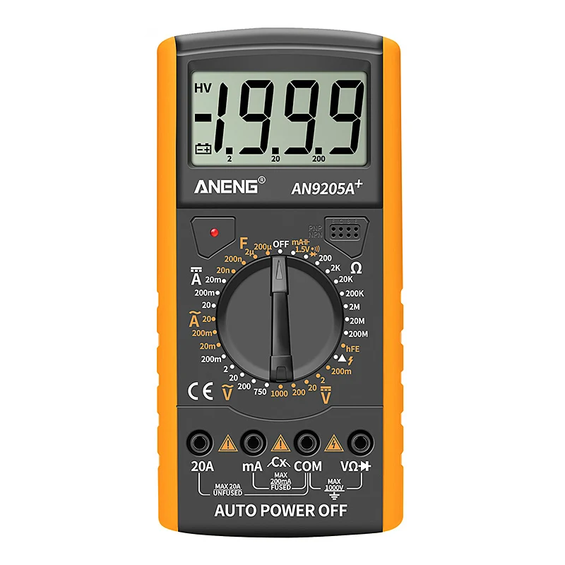 

Handheld Entry-level Multimeter Digital Circuit Testing Instrument Portable Ammeter Voltmeter Line Testing Electrician Tool