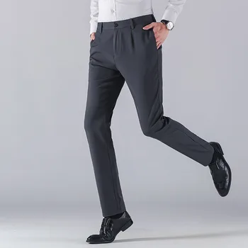 

2019 Winter Long Pants Men Fashions Slim Men Trousers Casual Black Stretch Skinny Pants Men High Quality Pantalon Homme