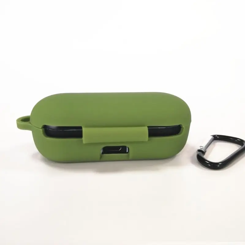 Силиконовый защитный чехол с карабином для FreeBuds Lite/Flypods Lite qyh