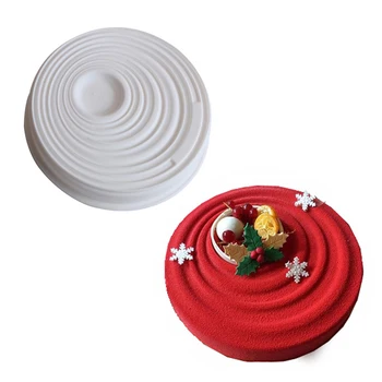 

Round White Silicone Mousse Cake Mold Baking Mould Dessert Pastry Pan Cake Decorating Tools Kitchen Bakeware Tools
